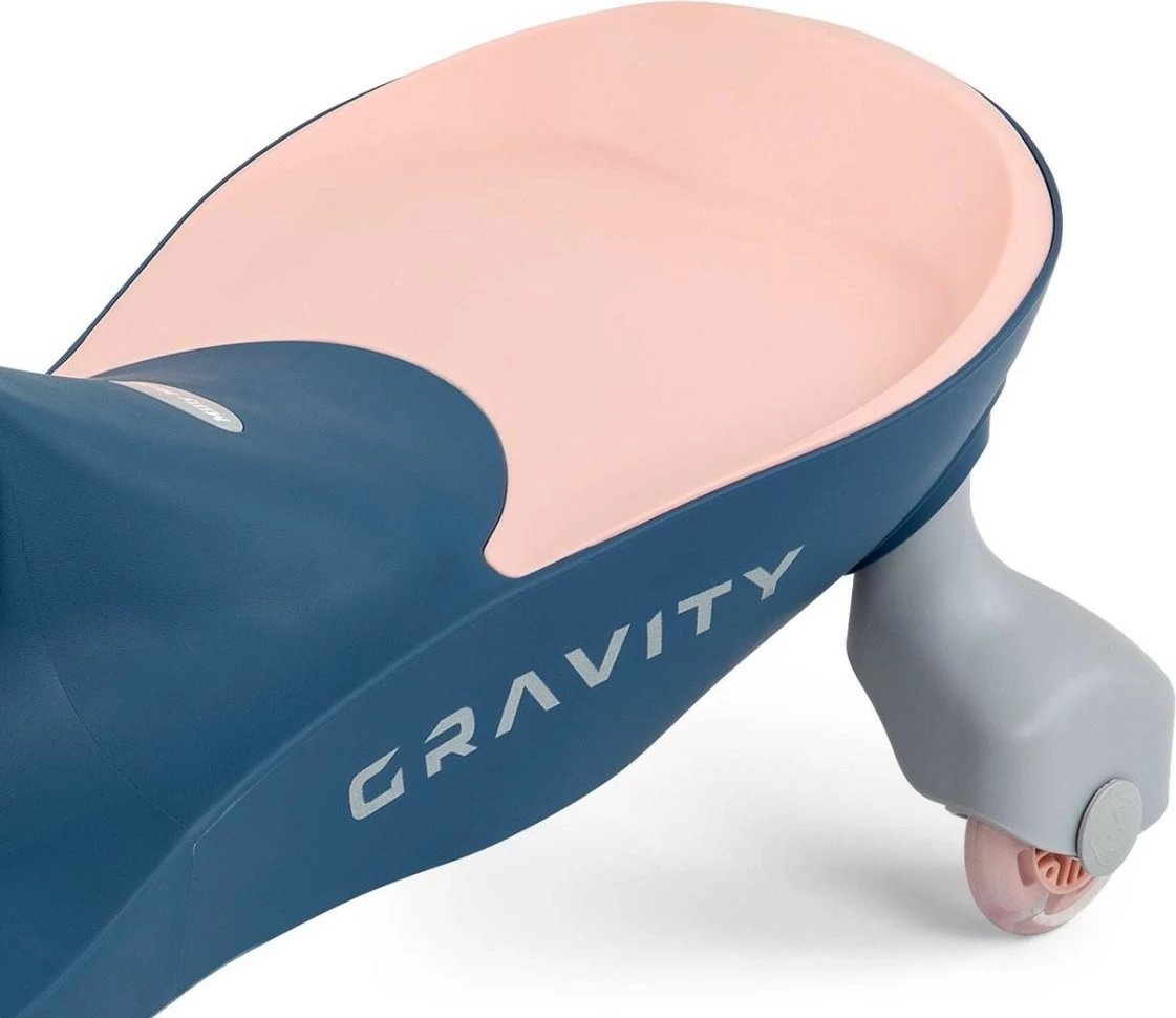 ride-on Milly Mally Gravity Gaiter 5927 4 rrota LED deri 50 kg blu e errët/rozë