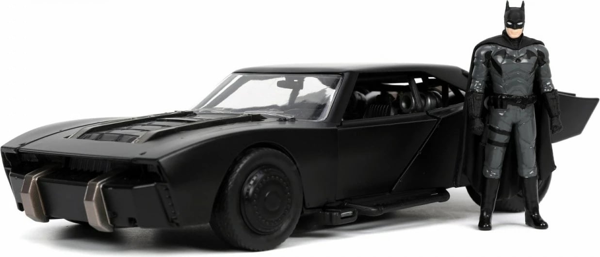 Vetura koleksionuese Jada Toys Batman Batmobile 1:24 me figurë Batman, e zezë