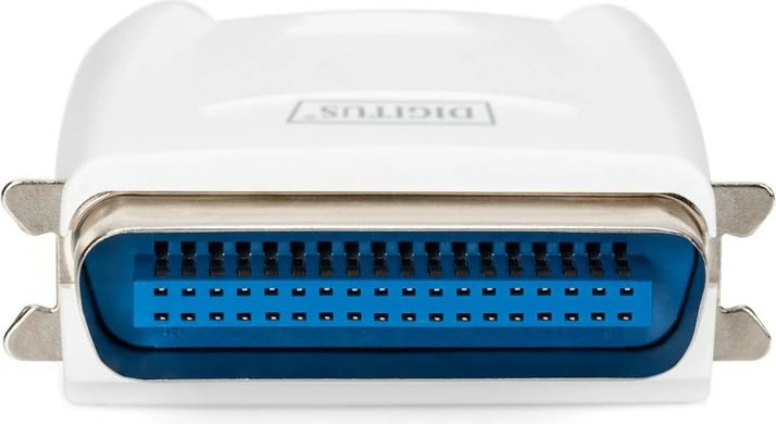 Server printimi Digitus DN-13001-1, 1 portë, 1xLPT, 1xRJ-45, i bardhë