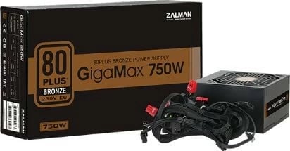 Kasë furnizimi Zalman GigaMax ZM750-GVII, 750W, 80 PLUS Bronze, e zezë