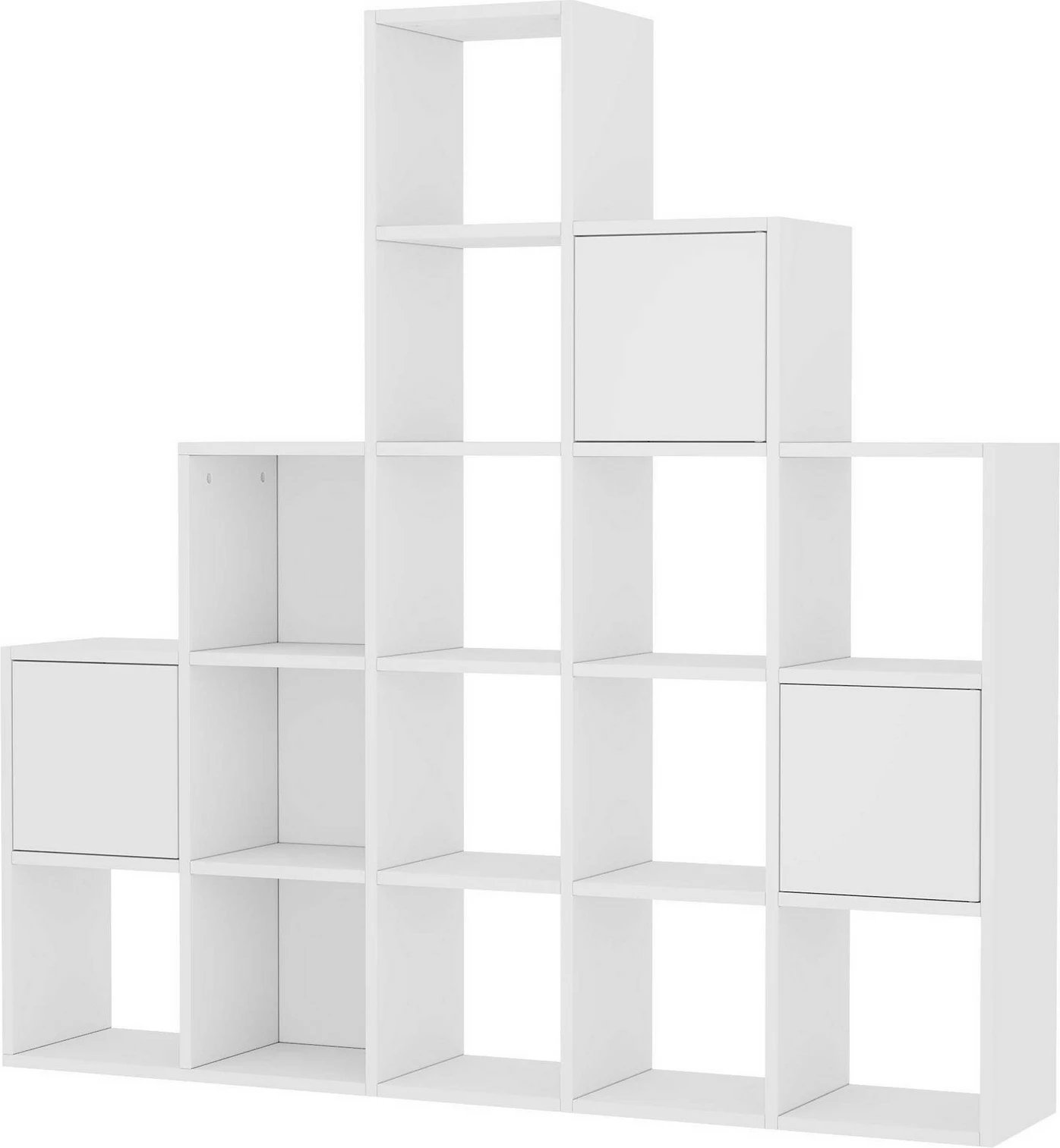 Raft librash Skye Decor, ngjyrë e bardhë, Paleo