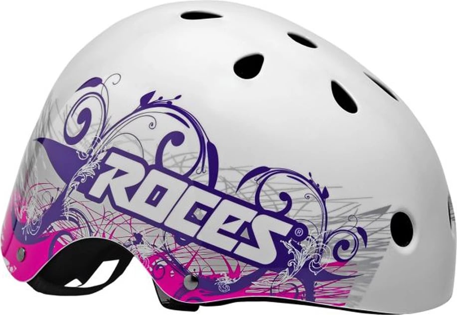 Helmetë Roces për meshkuj, e bardhë dhe e purpurt