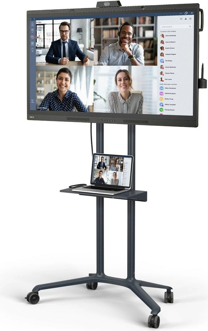 Ekran i madh me prekje SHARP NEC WD551 55 inç, 4K Ultra HD, 1.073 miliardë ngjyra, Ethernet, HDMI, i zi