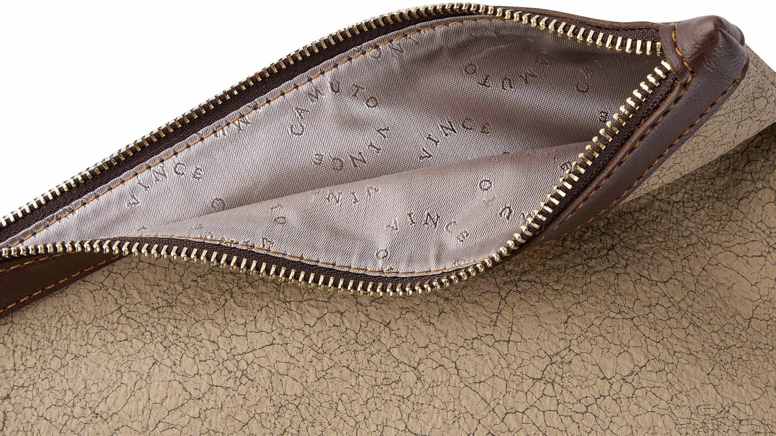 Çantë dore clutch, ngjyrë kafe, Vince Camuto, Terni