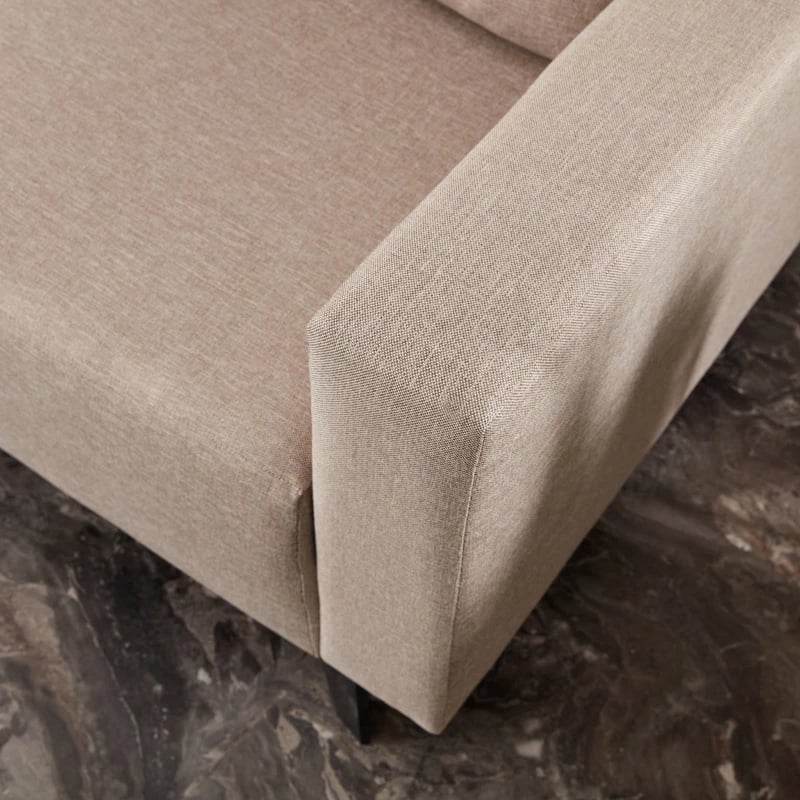 Divan 3 ulësësh që bëhet shtrat PWF-0592, krem, 230x90x74cm