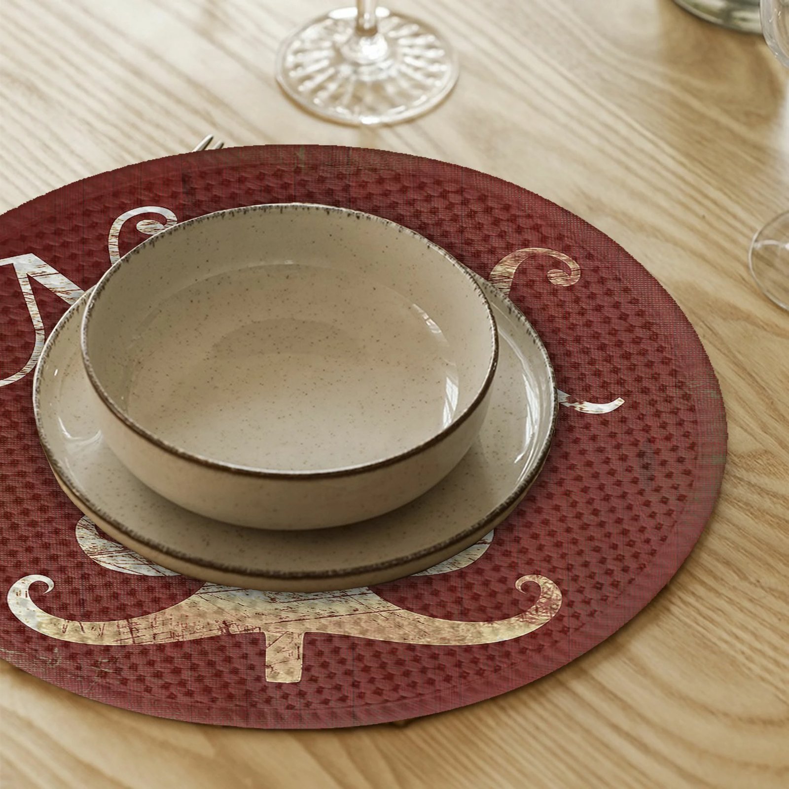 Set nënshtrues tavoline Hermia Concept, shumëngjyrësh, 2320Supla, 4 copë