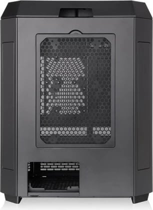 Kasë Thermaltake The Tower 600 TG midi tower ATX, xham i temperuar, 2x120mm, e zezë