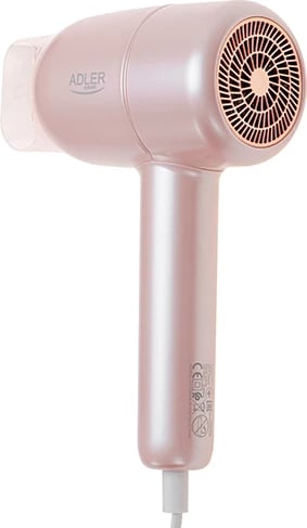 Tharëse flokësh, Adler, AD 2279p, 1600–1800W, 2 shpejtësi, 2 temperatura, jonizim, kabllo 1.8m, rozë