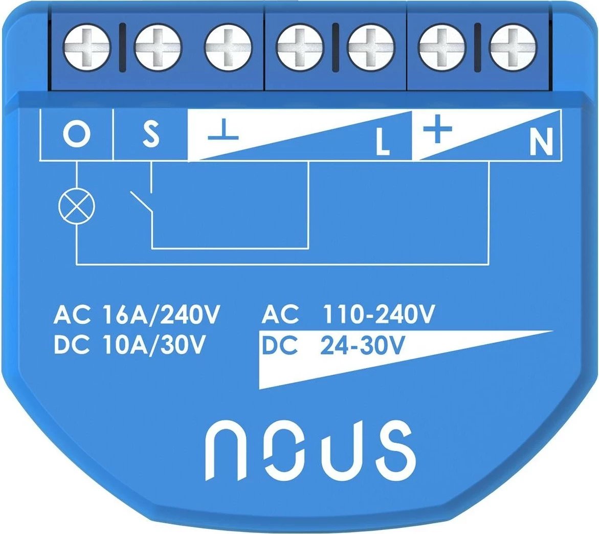 Switch smart Nous B2T, WiFi, Tasmota, ESP32