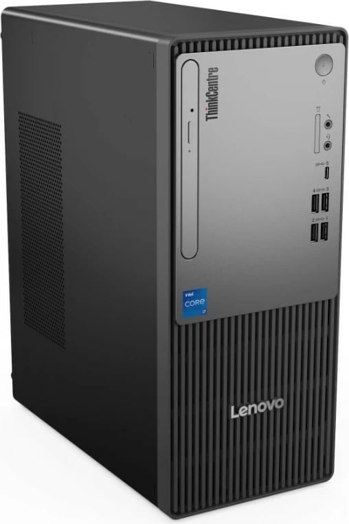 Kompjuter desktop Lenovo ThinkCentre neo 50t Gen 5 12UD0031PB i3-14100 8GB RAM 256GB SSD Windows 11 Pro, e zezë, me maus dhe tastierë Kompjuter desktop Lenovo ThinkCentre neo 50t Gen 5 12UD0031PB i3-14100 8GB RAM 256GB SSD Windows 11 Pro, e zezë, me maus dhe tastierë