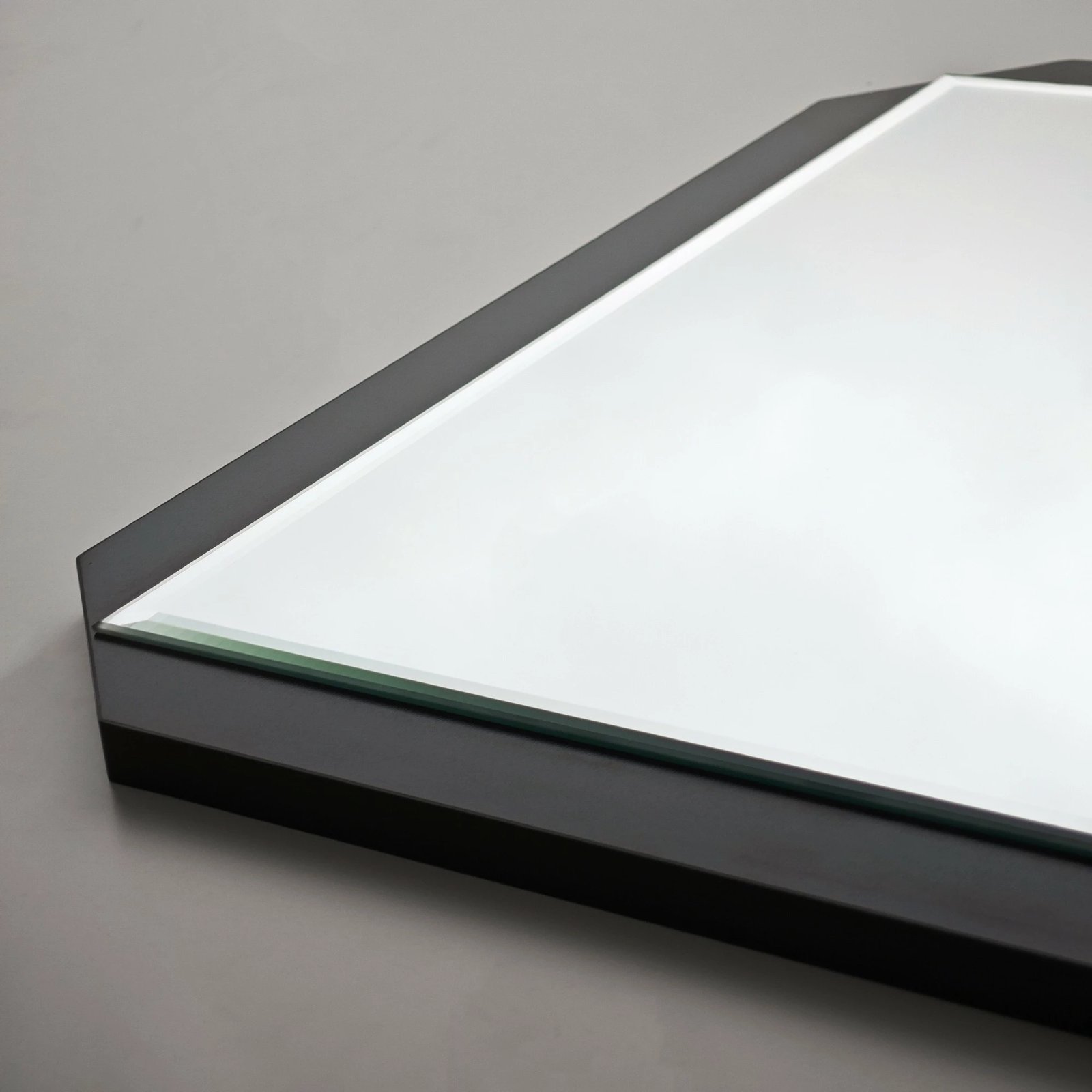 Pasqyrë katrore, ngjyrë e zezë, Skye Decor, 70x70cm