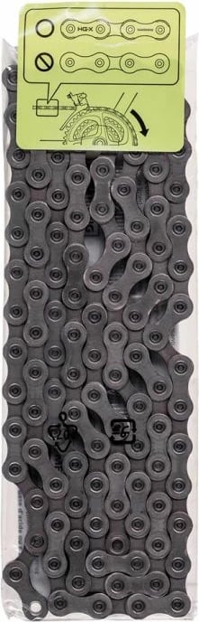 Zinxhir biçiklete Shimano, gri