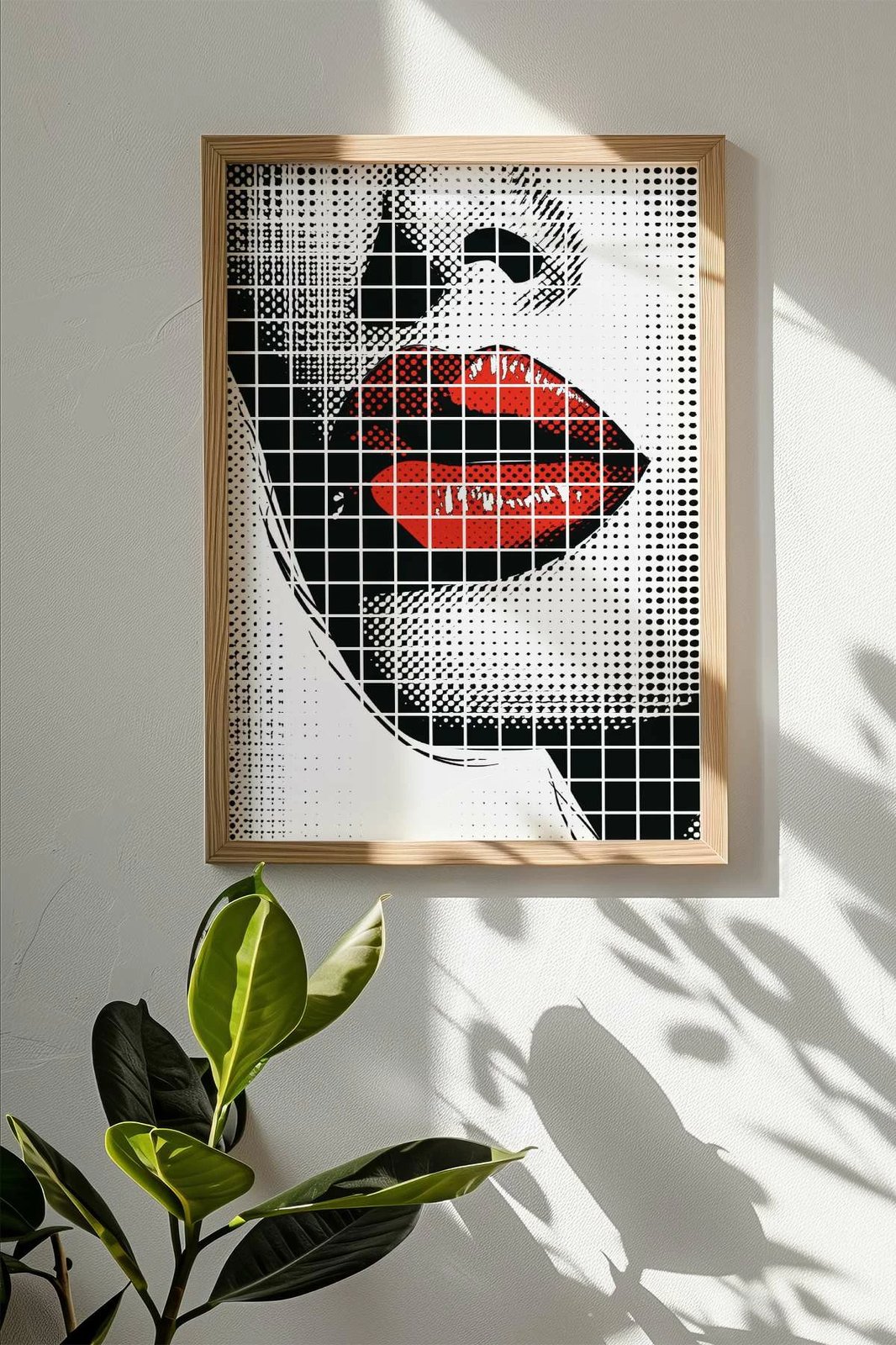 Pikturë dekorative me kornizë, Wallity, Popkare4, shumëngjyrëshe, 33x48cm