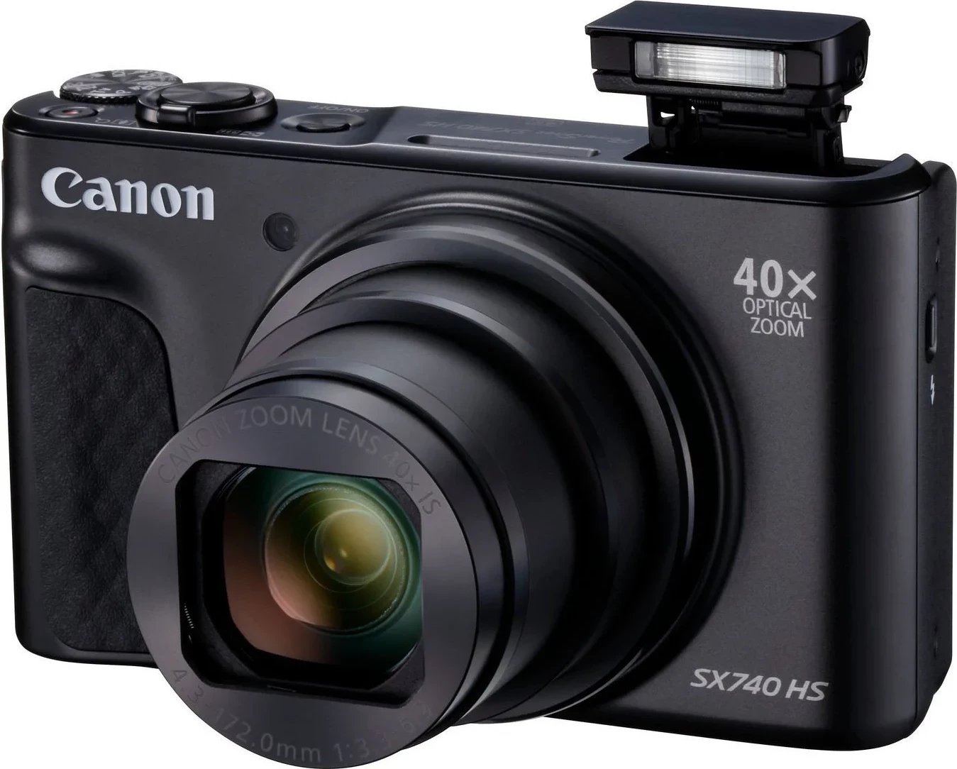 Aparat Canon PowerShot SX740 HS, 20.3MP, 40x zoom optik, 4K, Wi-Fi, i zi