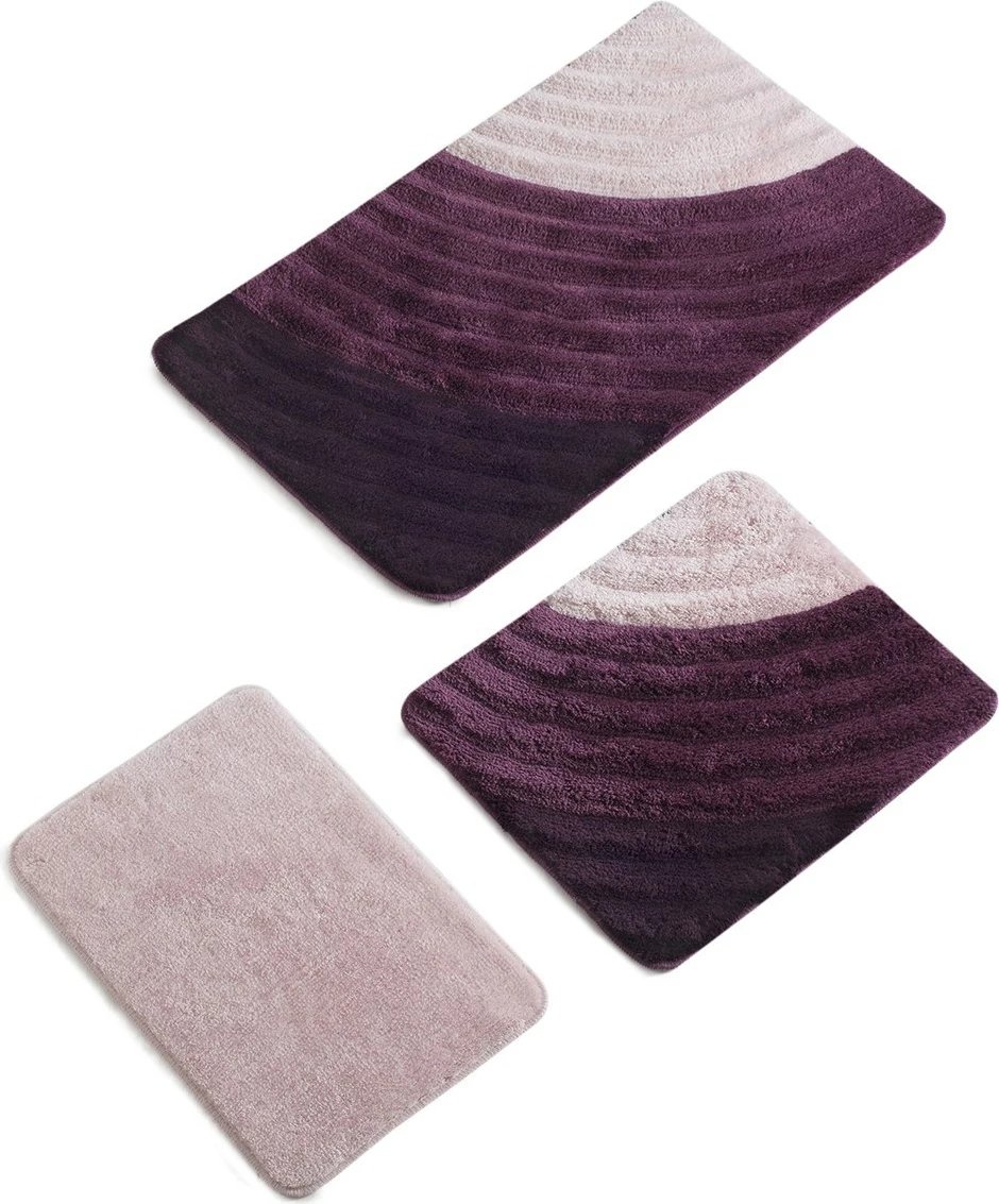 Set tapetash për banjo akrilik (3 copë), Mijolnir, ngjyrë vjollcë Set tapetash për banjo akrilik (3 copë), Mijolnir, ngjyrë vjollcë