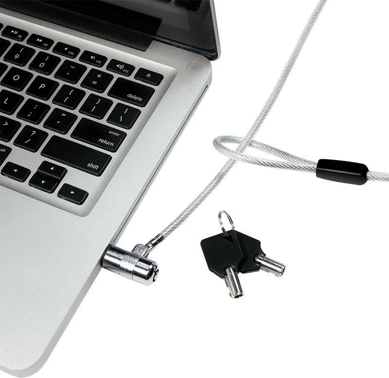 Kabllo sigurie LogiLink NBS009 me kyç, 1.8m, Argjendtë