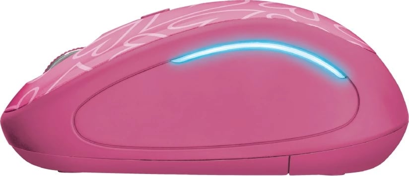Maus wireless Trust Yvi FX, 1600 DPI, rozë