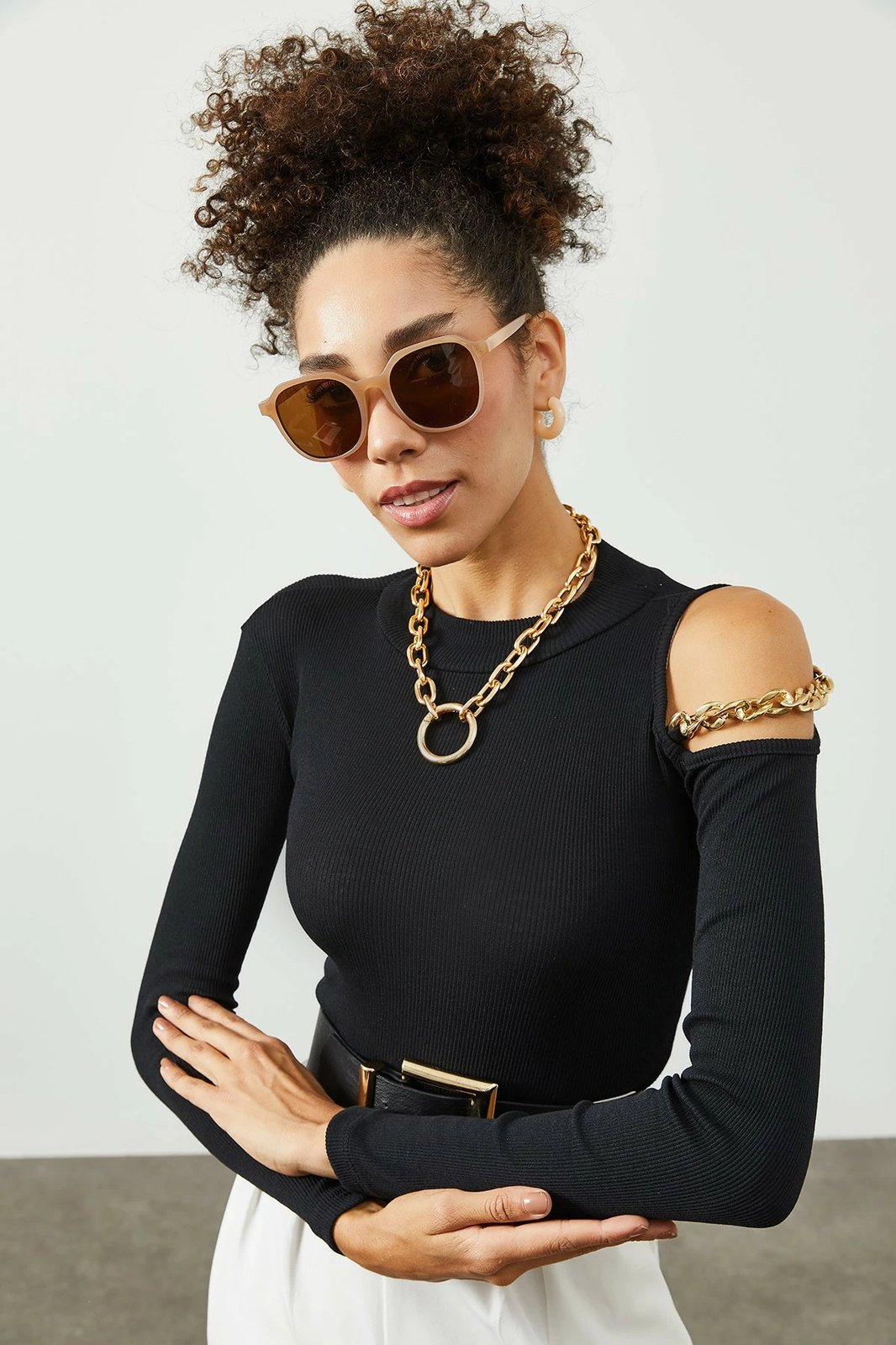 Bluze për gra, e zezë, Jumeon X2202