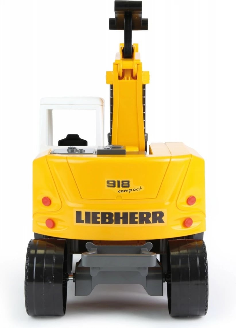 Eskavator lodër Lena Liebherr A 918 Litronic, plastikë, 48 cm, verdhë