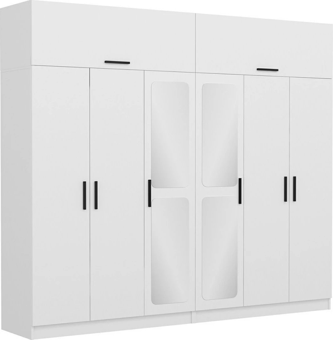 Dollap rrobash Skye Decor, i bardhë, 3945