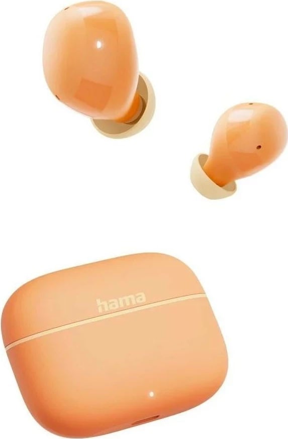 Kufje Hama Freedom buddy II, Bluetooth 5.3, True Wireless, portokalli