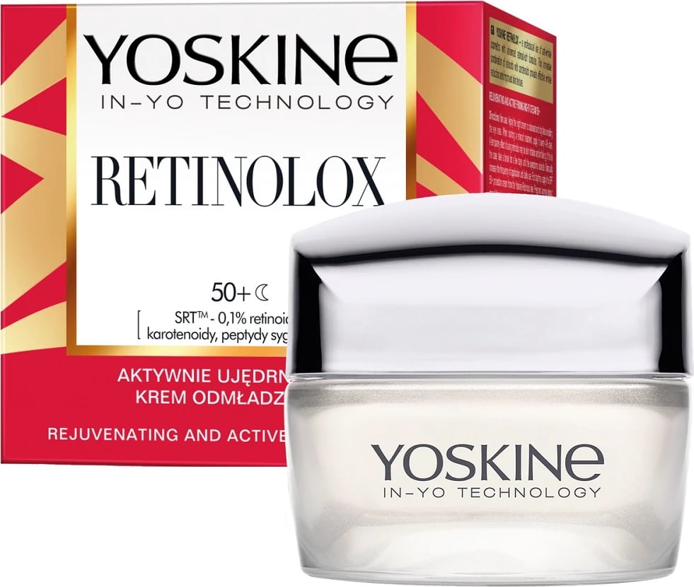 Krem nate për fytyrë për femra Yoskine Retinolox Active Firming Night Rejuvenating Cream 50+, 50ml