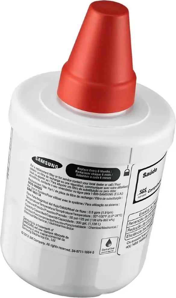 Filtër frigoriferi Samsung HAFIN2/EXP, karbon i aktivizuar, reduktim i papastërtive 99%, përdorim afatgjatë