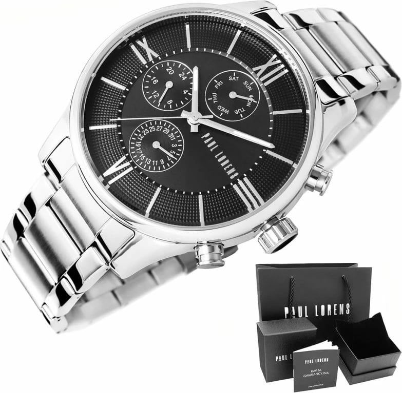 Orë dore për meshkuj Paul Lorens, argjend