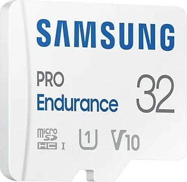 Kartelë memorie microSD Samsung Pro Endurance MB-MJ32KA/EU 32GB me adapter, Bardhë