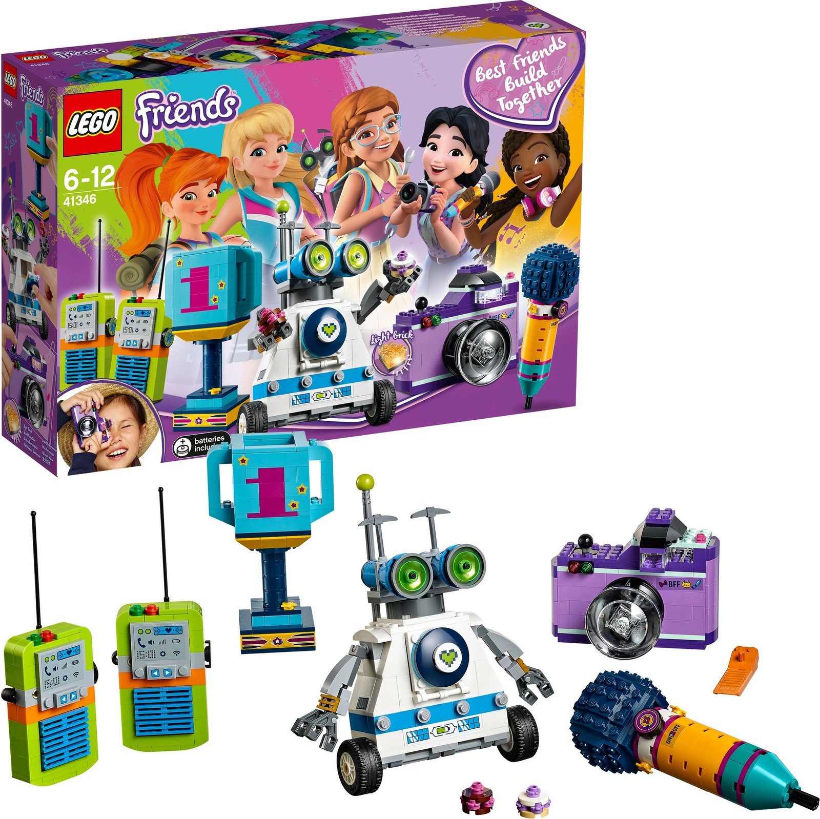 Set ndërtimi LEGO Friends Friendship Box - 41346, 563 copë, 6+ vjeç, Plastikë