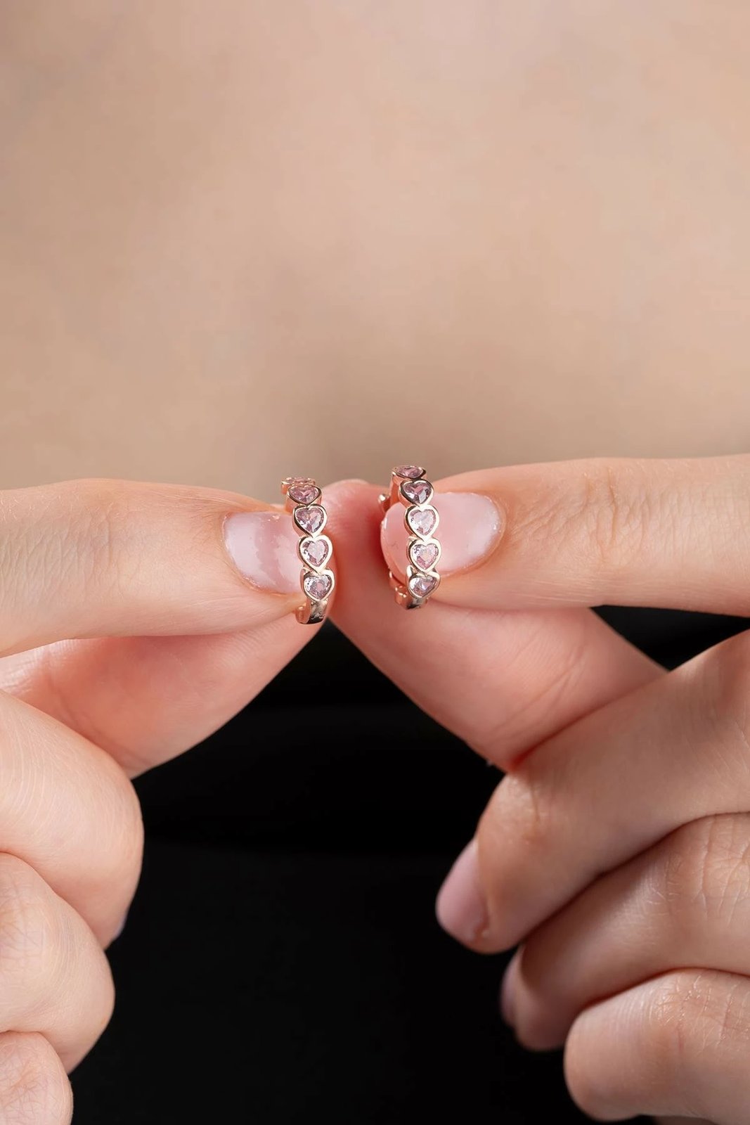 Vathë argjendi ngjyrë rozë gold Jumeon, NRZ999774