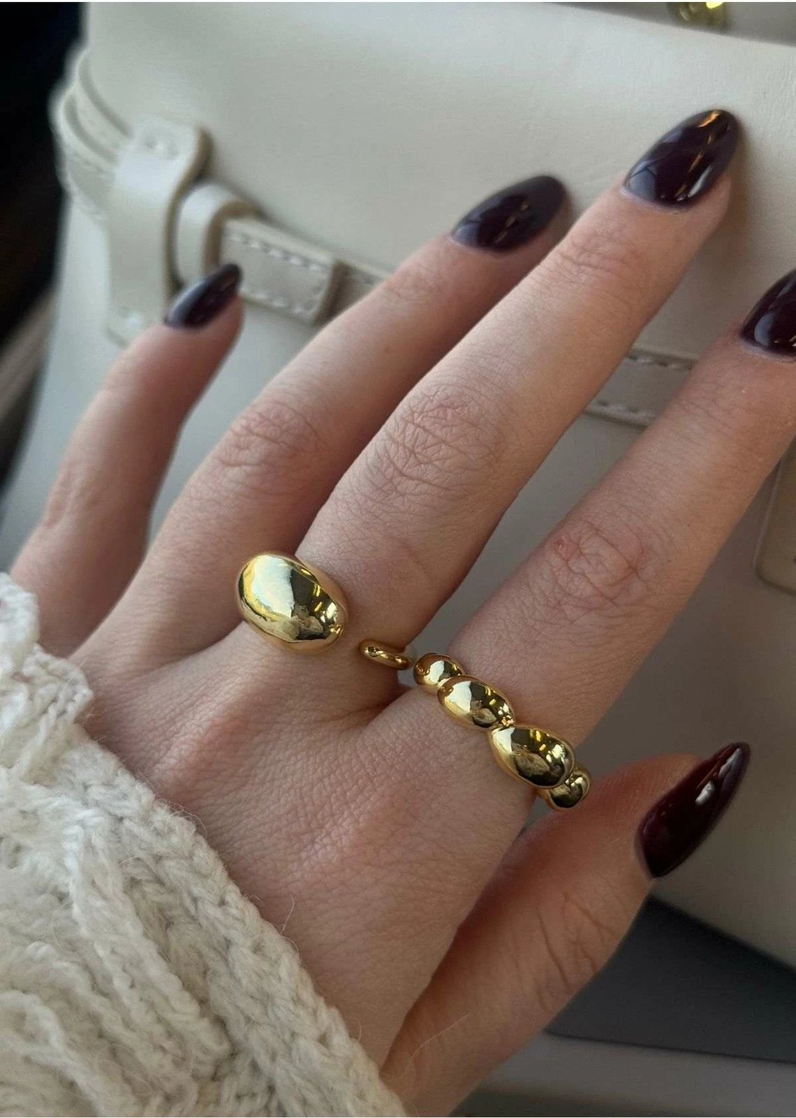 Unazë prej bronzi, ngjyrë ari, Jumeon, KPEGMSA35110