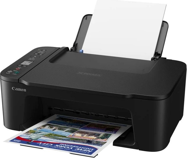 Printer multifunksional, Canon, PIXMA TS3750i 6671C006, A4, Inkjet, Wi‑Fi, Print/Copy/Scan, e zezë