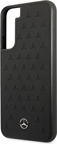Mbështjellës Mercedes MEHCS22MPSQBK për Samsung Galaxy S22+, lëkurë, i zi