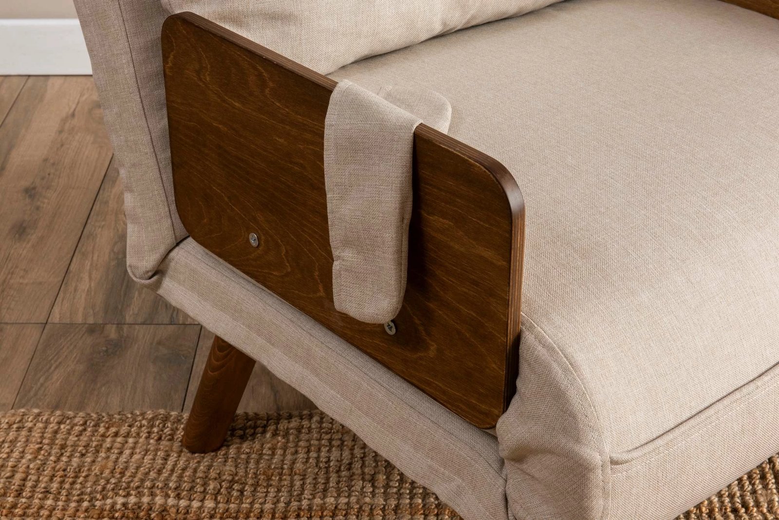 Krevat-karrige një vendës, Atelier del Sofa, Cosmo Single, krem