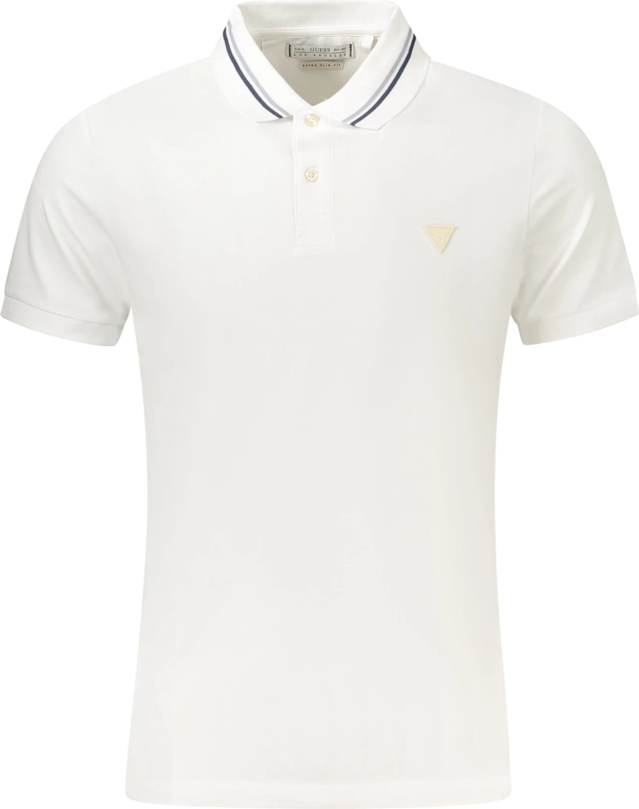 Maicë polo GUESS JEANS Polo meshkuj, e bardhë