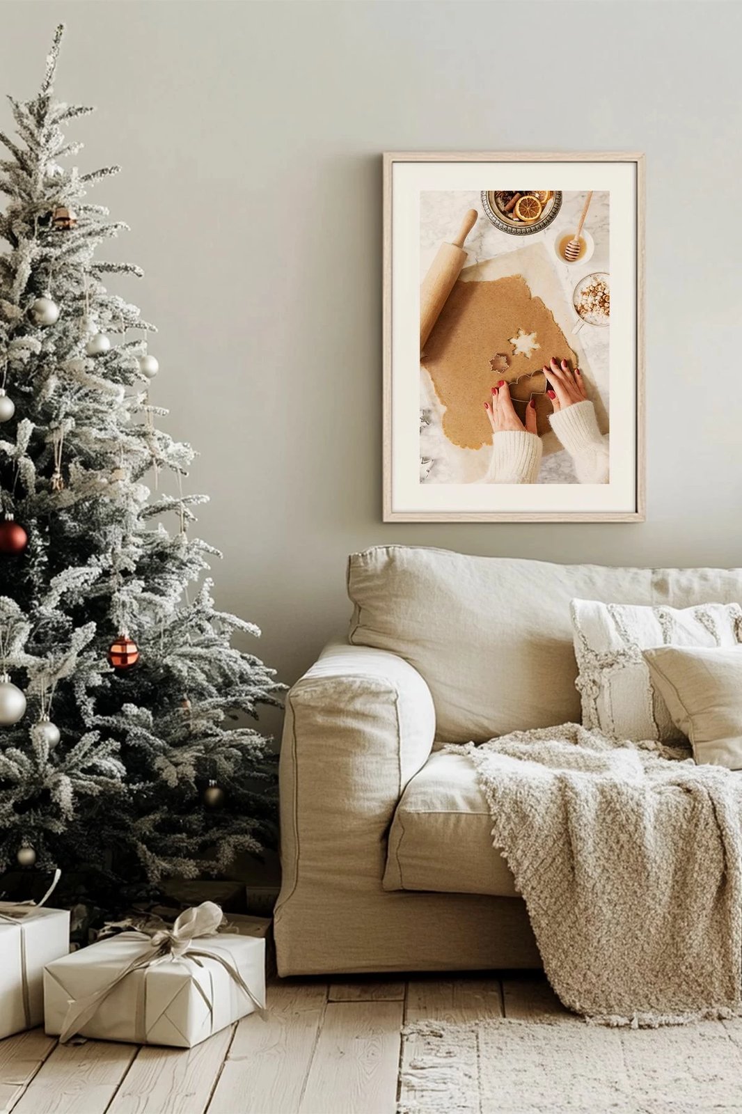 Pikturë dekorative me kornizë, Wallity, Nwyearsngmdl86, shumëngjyrëshe