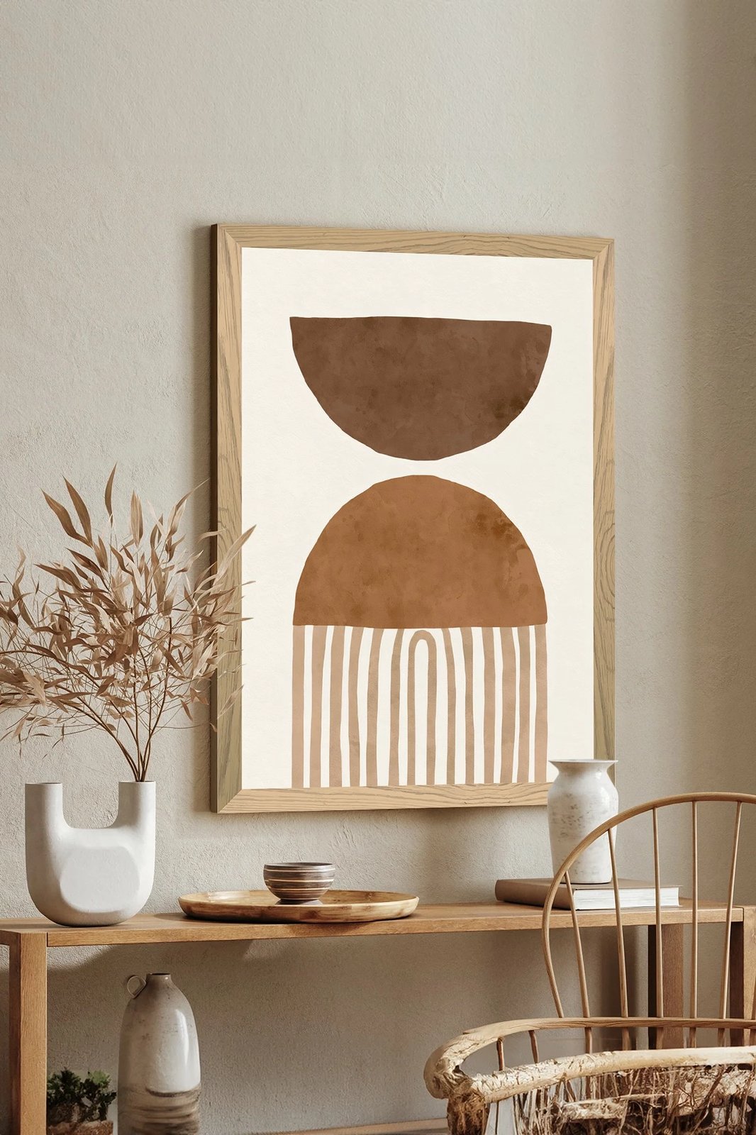 Pikturë dekorative murale Wallity, Tekhammdf47, shumëngjyrëshe, 33x48cm