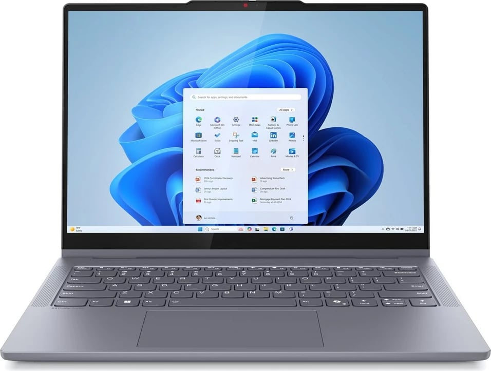 Laptop Lenovo IdeaPad 5 2-in-1 14IRH9, Intel Core i5-13420H, 16GB RAM, 512GB SSD, 14" OLED Touch, Luna Grey
