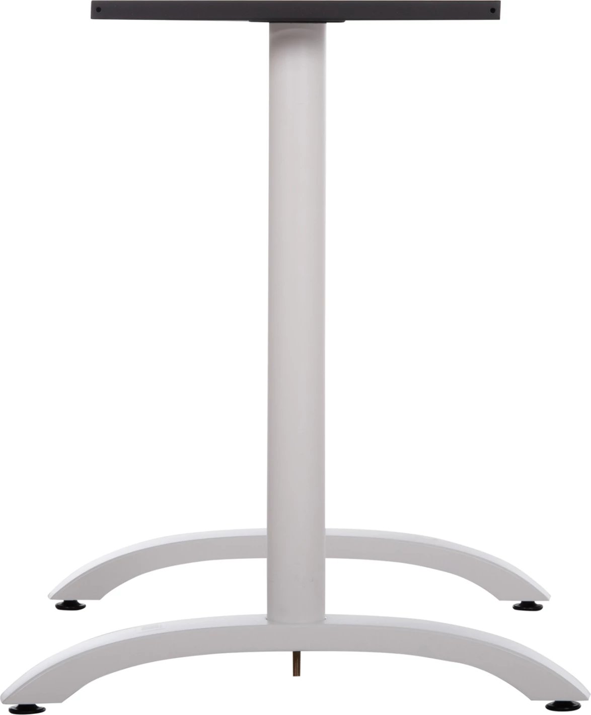 Baza për tavolinë metalike, e bardhë, me rregullues lartësie, 100x60x73cm