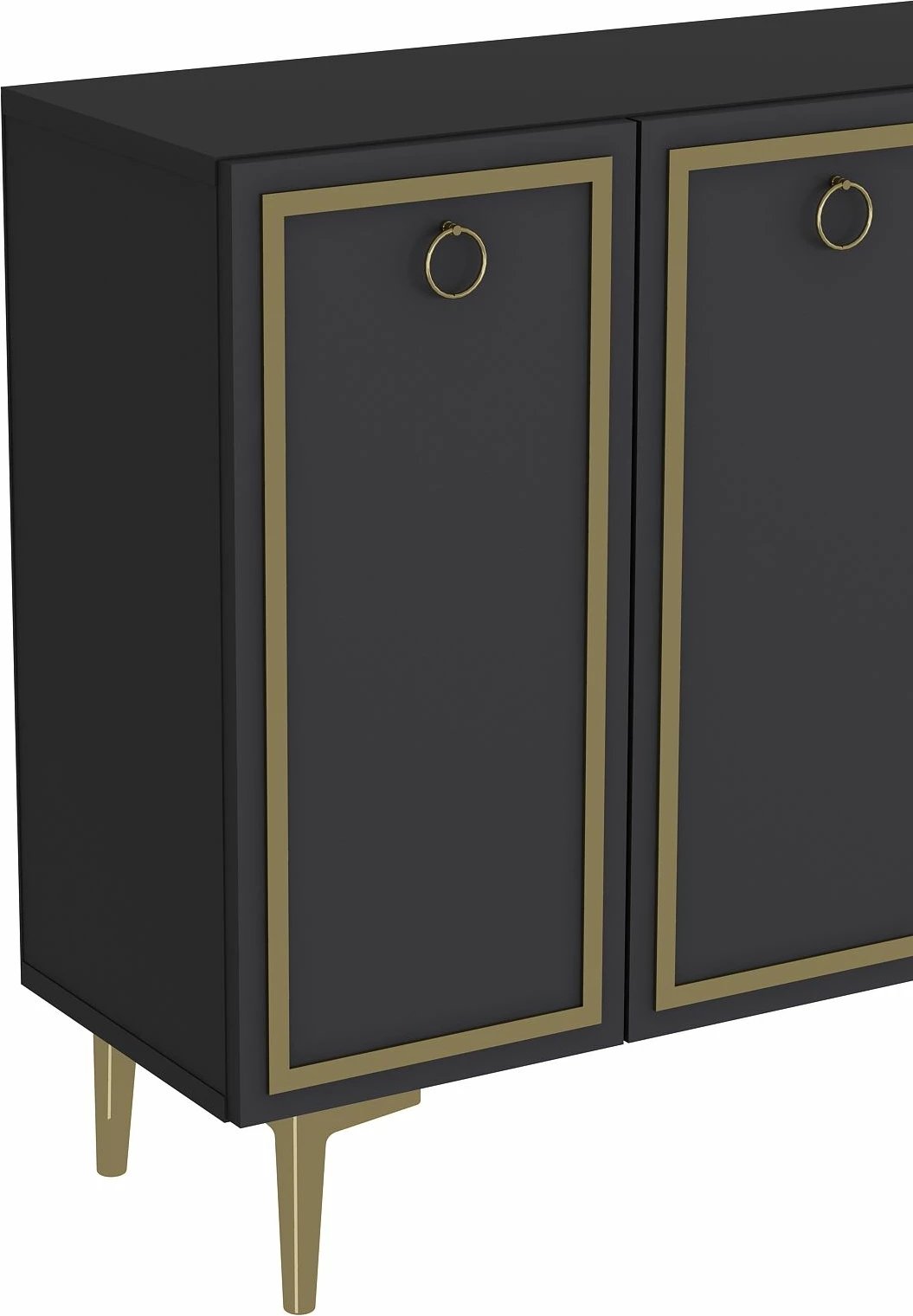 Konsolë Skye Decor, anthracite e ar, KM120