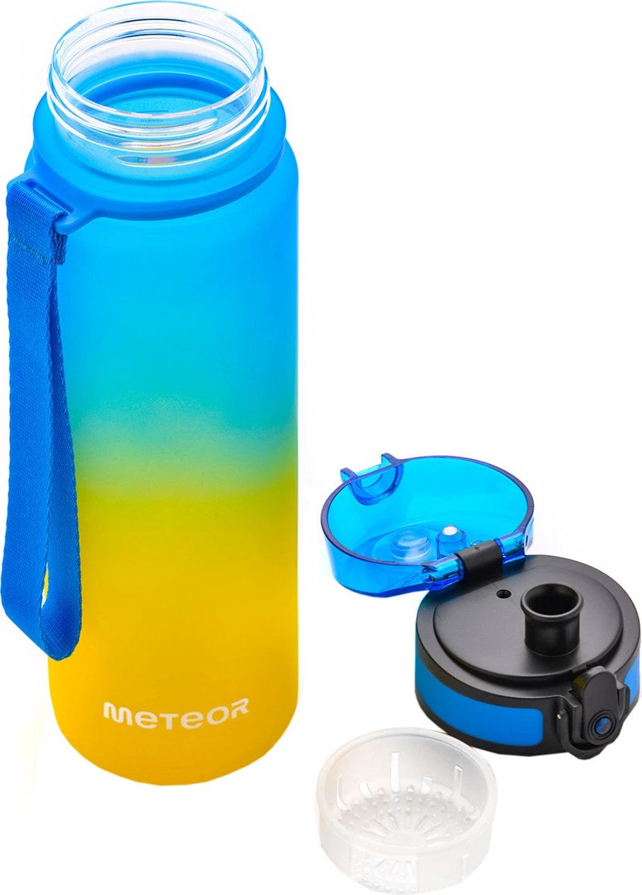 Shishe sportive Meteor, blu-verdhë