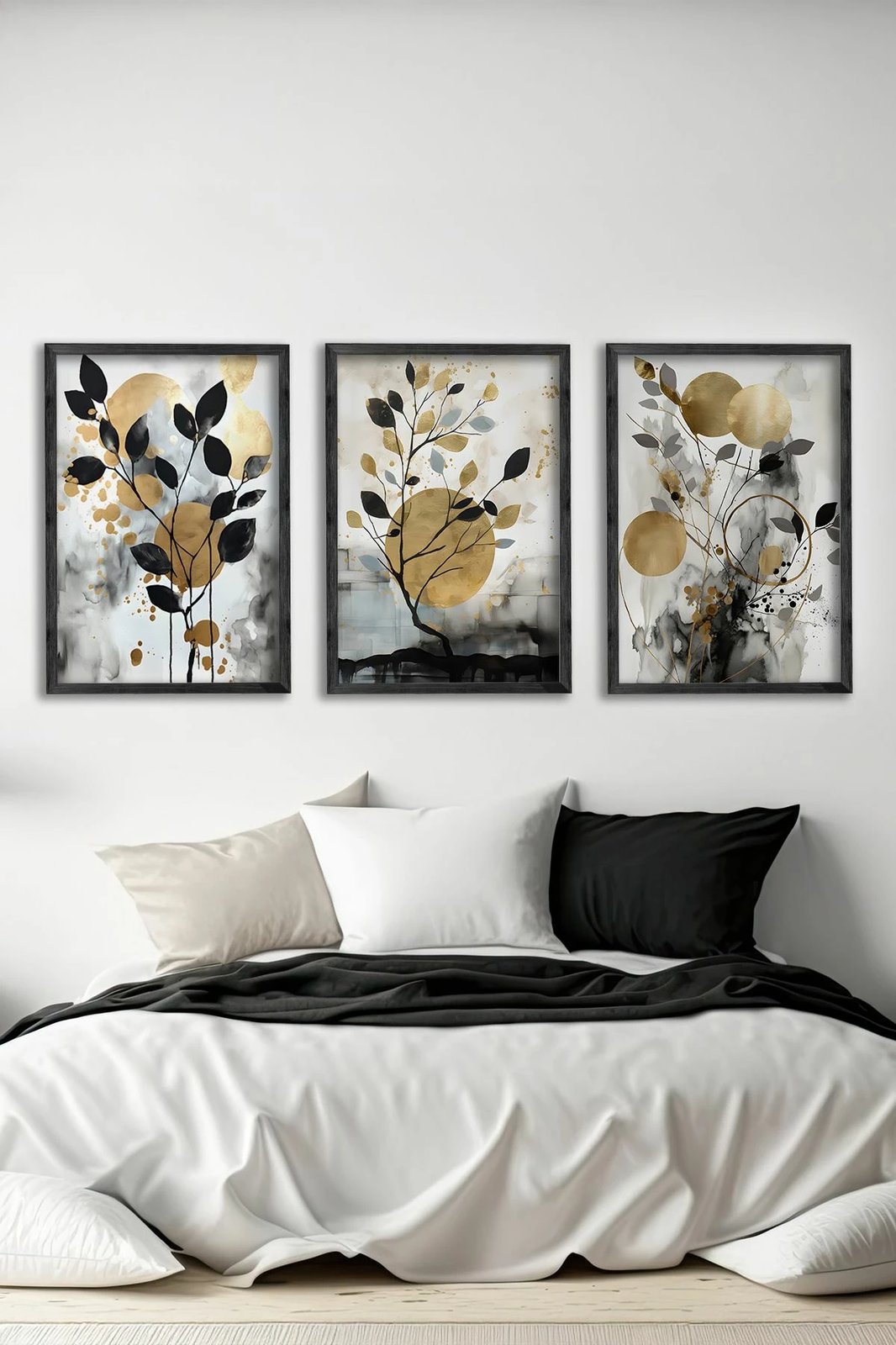 Pikturë dekorative me kornizë (3 copë), Wallity, Ersy3Syhcrv59