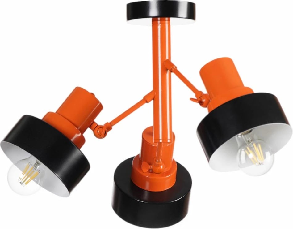 Llambë tavani Opviq, 8993-6, metalike, e zezë-portokalli