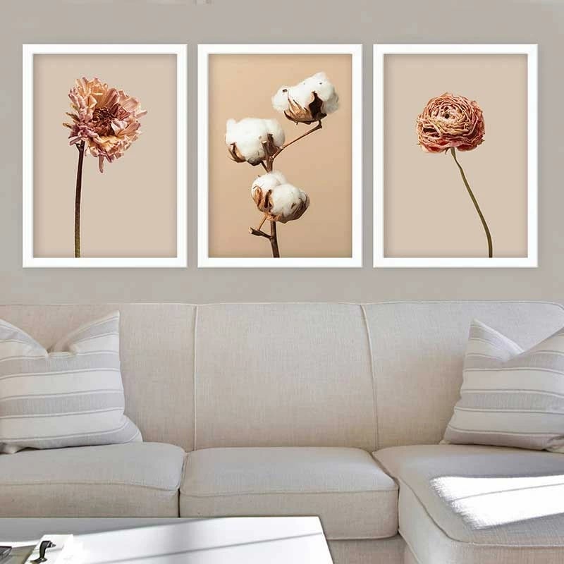 Pikturë dekorative me kornizë (3 copë), Wallity, 3BC_2955490_3545