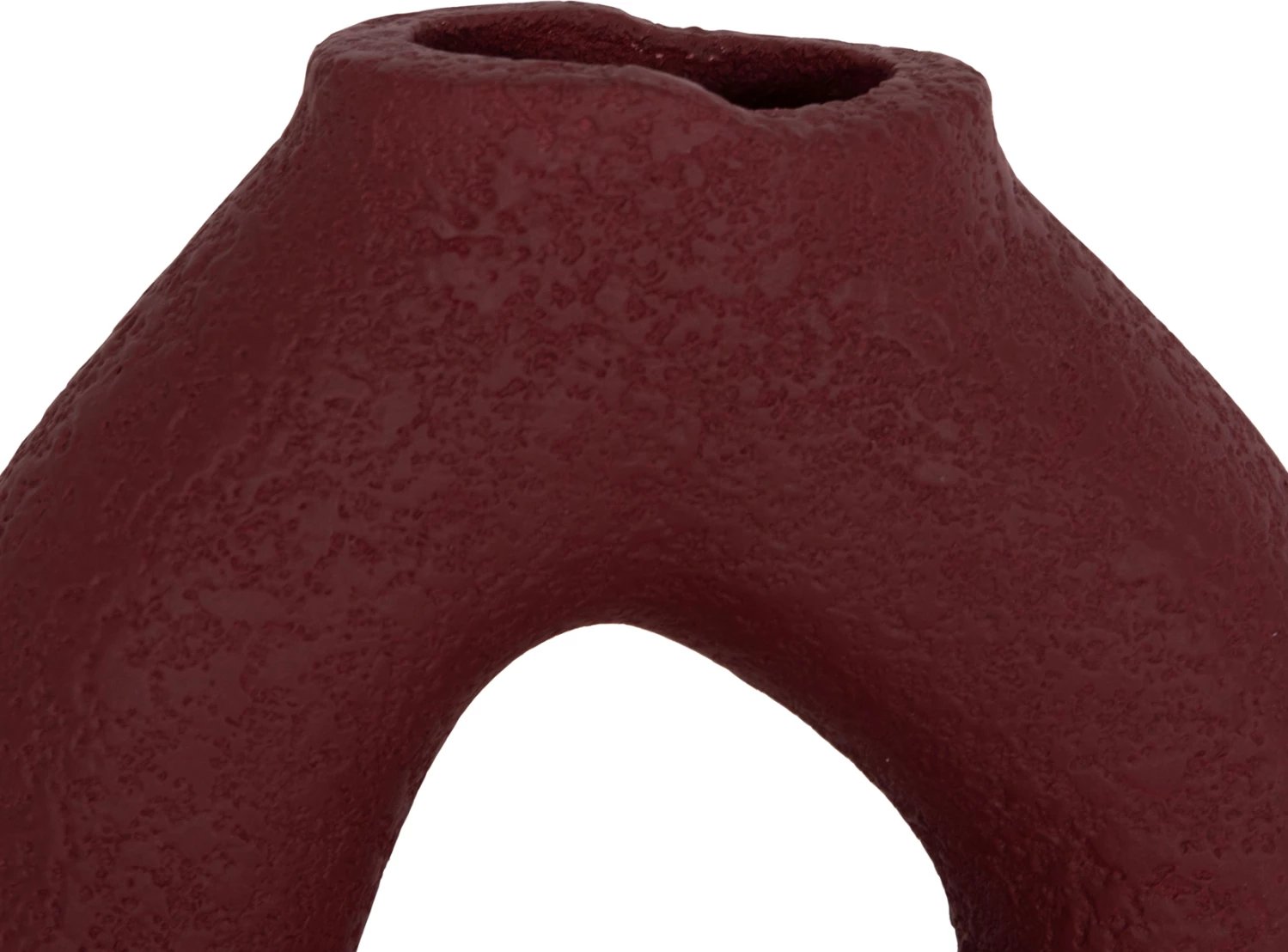 Vazo dekorative tavoline DECANT, terrakotë, ngjyrë e kuqe e errët, FH4667.06S, 17.5x6.5x17cm