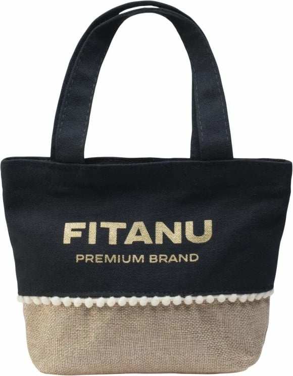 Çantë krahu Fitanu unisex, bezhë/krem e zezë