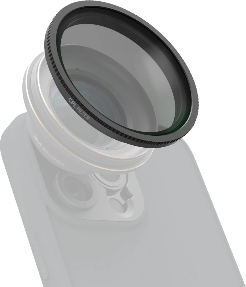 Filtër polarizues për fotografi me celular ShiftCam CPL, 1 copë, i zi