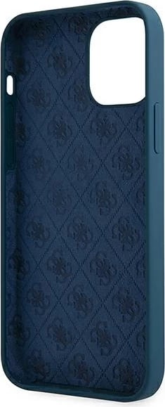 Mbështjellës Guess GUHCP12SLSLMGBL për iPhone 12 mini 5.4", silikon, blu Mbështjellës Guess GUHCP12SLSLMGBL për iPhone 12 mini 5.4", silikon, blu