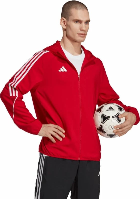Jakne adidas për femra, e kuqe